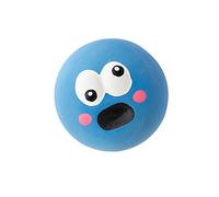 Yinhing Juguete chirriante de látex Suave para Perros, Pelota interactiva con Cara Divertida para Masticar, Ideal para Cachorros y Perros pequeños, 5,5 cm