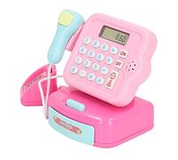 Yinhing Juguete de Caja Registradora para Niños con Luces de Sonido Juguete Interactivo Educativo para Niños a Partir de 3 Años Material ABS Seguro Juego de Simulación de Supermercado con Accesorios