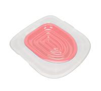 Yinhing Kit de Entrenamiento para IR Al Baño para Gatos Mejor Inodoro para Gatos Kit de Entrenamiento para IR Al Baño para Entrenador Reutilizable con Bandeja Blanca Soporte Interior Azul para un