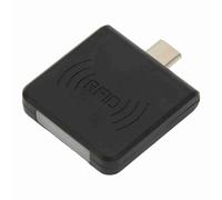 Yinhing Lector de Tarjetas de Crédito para Lector de Tarjetas de Teléfono Móvil Tipo C de Portátil de 125KHz para Dispositivos Compatibles con OTG (BLACK)