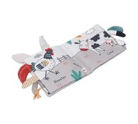 Yinhing Libro de Tela Suave y Arrugado para bebés, Juguete sensorial Educativo con diseño de Elefante, a Prueba de rasgaduras y masticable, Ideal para recién Nacidos y niños pequeños (Tipo 3)