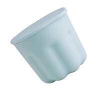 Yinhing Limpiador de Brochas de Maquillaje Multifuncional Taza Segura PP TPR Tazón para Brochas Cosméticas con Rejilla de Secado Ideal para un Diseño Azul Elegante, Rápido y Eficiente para Todos los