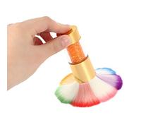 Yinhing Limpiador de Cepillos para Quitar el Polvo de Uñas, Diseño Ergonómico de Nailon Suave para Uñas Acrílicas, Polvo de Gel, Diamantes de Imitación, Herramienta de Base de