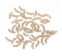 Yinhing Manguitos de Pesca Alineadores de Anzuelos Doblados, Manguitos de Anzuelo Elásticos TPR para Aparejos de Pesca de Carpa, Previene la Línea (50 pcs)