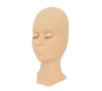 Yinhing Maniquí de Extensión de Pestañas con Muñeca de Párpado de Repuesto de Silicona para Extensiones de Pestañas Profesionales Diseño de Párpado de un Pliegue en Color de Piel para Sesiones de