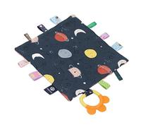 Yinhing Manta de Seguridad, Suave, Lindo Patrón Espacial, Manta Infantil con Mordedor, Juguete Sensorial, Ideal para la Comodidad del Recién Nacido, Diseño de Peluche para el Desarrollo Sensorial,
