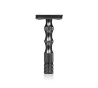 Yinhing Manual Doble Vintage para Hombre para Afeitados Precisos y Apurados Diseño Ergonómico con para Tipos de Piel y Longitudes de Cabello (BLACK)