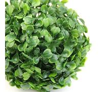 Yinhing Marco Topiario de 15 Cm, Decoración de Plantas de Plástico Verde, Bolas de Follaje Artificiales para el Hogar, Decoraciones para Bodas y Fiestas Al Aire Libre (2)
