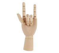 Yinhing Modelo de Artista de Cuerpo de Mano para Mujer, Escultura de Mano de Madera Articulada de 7 Pulgadas para Proyectos de Dibujo, Herramienta de Referencia para Artistas, Diseño Elegante