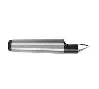 Yinhing MT3 Centro Muerto con Media Muesca Cono Morse de 60° Herramienta de Taladro de Torno de Acero con Alto Contenido de Carbono para Carpintería Mecanizado CNC Centro de Contrapunto Equilibrado