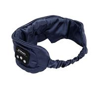 Yinhing Music Eye Cover Night Sleep Eye Shade Bloqueo de Luz Auriculares Ultrafinos Cómodo Diseño Ergonómico Color Elegante para Viajes Meditación y Relajación (Blue)