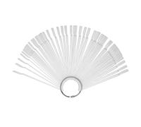 Yinhing Nail Art Fan Wheel Polish Practice Tip Sticks Juego de Decoración de Diseño de Exhibición de Plástico de Alta Calidad para Entusiastas del Arte de Uñas Uso Profesional o