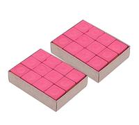 Yinhing Noslip Tiza de Billar para Piscina 24 Piezas Accesorio de Tiza con Punta de Alta Adhesión para un Rendimiento Superior Ligero y Fácil de Usar Rojo (Rojo)