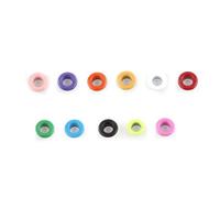 Yinhing Ojales Metálicos de 5 Mm para álbumes de Recortes, 100 Juegos de Ojales de Colores Mezclados con Arandelas, Accesorios Artesanales de Metal para Prendas de Cuero, Proyectos de Bricolaje