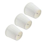 Yinhing Pantalla de Lámpara con Clamp/Holder E14, Juego de 3 Pantallas de Lámpara de Araña de Tela Suave para Decoración del Hogar del Hotel, Fácil Instalación, Iluminación Acogedora, Ideal para