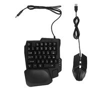 Yinhing Paquete Combinado de Juegos Móviles 4 en Teclado y Convertidor para Juegos 5.2 con Teclado Mecánico K13 G4 Ergonómico y Soporte para Teléfono para una Experiencia de Juego