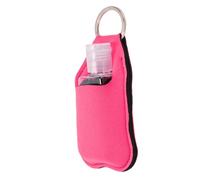 Yinhing Paquete de 40 Botellas de Viaje con Llavero, 30 Ml, Recargables, a Prueba de Fugas, Tapa Abatible, Plástico PET para Loción Desinfectante de Manos, Artículos de Tocador, Camping, (Rosa roja)