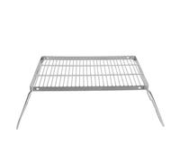Yinhing Parrilla Plegable de Acero Inoxidable 304 para Acampar, Parrilla de Barbacoa Portátil para Cocinar Al Aire, Ideal para Picnics, Senderismo y Mochilero