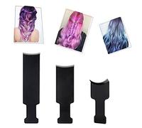 Yinhing Peine para Cabello Teñido, Cepillo Profesional de Plástico para Teñir el Cabello, Herramienta de Peluquería Versátil para Salón y Uso Doméstico, Ideal para Técnicas (BLACK #96)
