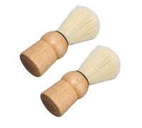 Yinhing Pinceles de Afeitar para Hombres, Mini Pincel de Afeitar, con de Madera 2 Pcs de Seguridad Sintética Suave Cepillo de para Hombres y Viajes