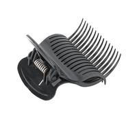 Yinhing Pinza para Rodillo de Pelo, Pinzas para Rizador de Pelo, Pinzas para Peinar el Cabello Profesionales Resistentes Al Calor para Mujeres y Niñas, Negro, Blanco, 12 Uds., 6x5x4cm (BLACK)