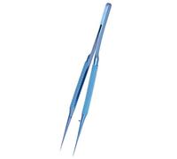 Yinhing Pinzas de Reparación Rectas Puntiagudas de Aleación BT 11 Ti de 0,15 Mm para Trabajo Diseño Ergonómico Magnético para Microscopía y Electrónica Durabilidad Mejorada