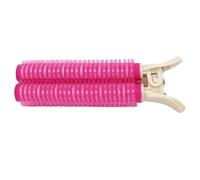 Yinhing Pinzas para Rodillos de Raíz de Cabello, 12 Piezas, Pinzas para Rodillos Voluminizadores sin Calor para Flequillo y Raíces sin ños, Deslizamiento Suave para Levantamiento y (Rosado)