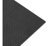 Yinhing Placa de Fibra de Carbono de Sarga de 200x300x1,0mm, Hoja Ligera de Alta Dureza para Proyectos de Bricolaje Aeroespaciales Automotrices, Brillante, Fácil de Usar (Luz brillante 200*300*1,5mm)