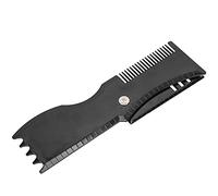 Yinhing Plantilla para Dar Forma a la Barba por Marca Herramienta de Peinado de Barba Giratoria para Hombres Recortador de Escote Fácil de Usar Diseño Ergonómico Compacto Portátil para Perilla y