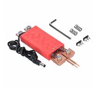 Yinhing Pluma de Soldadura por Puntos Integrada con Diseño Automático de Resorte de Cobre Grueso para Accesorio de Máquina de Soldadura con Batería de Litio (rojo)