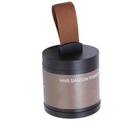 Yinhing Polvo para la Línea del Cabello, Tinte en Polvo para Retocar la Raíz del Cabello de Larga Duración a Prueba de Agua, 10 G, Oculta Instantáneamente las Raíces Grises, con Espejo y (BROWN)