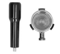 Yinhing Portafiltro sin Fondo para café de 51 Mm Portafiltro sin Fondo para café de 51 Mm para ECP685/ECP680 Aleación de Zinc 3 Orejas Compatible con Máquinas