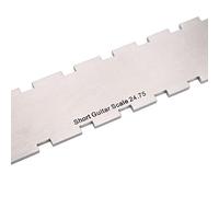 Yinhing Práctico Tablero de Traste con Muescas, Herramienta Recta de Luthier para Nivelar y Configurar con Precisión el Mástil de la Guitarra, Esencial para que Todo Guitarrista y Luthier Logre una