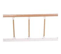 Yinhing Protector de Barandilla de Cama, Protector de Barandilla de Seguridad Universal Reforzado Plegable para Cama de Paciente de Enfermería, Construcción de Madera y Metal (Tipo 3)