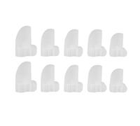 Yinhing Protector de Esmalte de Uñas 10 Piezas Protectores de Uñas Transparentes con para Protección de Cutículas con Múltiples Tamaños para Manicura DIY y Aplicación de Esmalte de (10PCS)