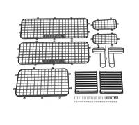 Yinhing Protector de Ventana RC Defender para Simulación de Malla Metálica Premium Protectores Livianos contra Rayones para Autos RC Fácil Instalación Mejora el Realismo con una Mano de Obra Exquisita