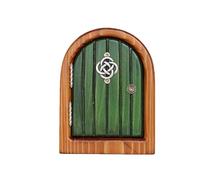 Yinhing Puerta de Hadas para árboles, Decoración Exterior en Miniatura para Niños, Accesorio Mágico de Madera para Jardín, Decoración del Hogar (#11)