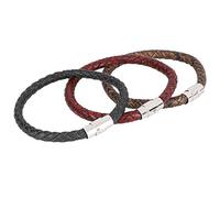 Yinhing Pulsera de Cuero con Diseño Vintage, Elegante Hebilla Magnética, Accesorio de Moda único para Hombres y Mujeres para Cada Ocasión