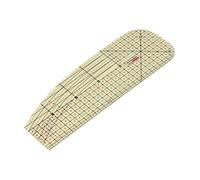 Yinhing Regla de Dobladillo Caliente, Herramienta de Medición de Alta Temperatura para Plancha Eléctrica, Regla de Planchado Suave y Resistente para Acolchado de Costura DIY (HR3010)