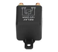 Yinhing Relé de Arranque de Coche, Bobina de Latón de Acero Inoxidable de 4 Pines, Interruptor de relé de Alta Potencia 250A 12V para Uso en Múltiples Vehículos