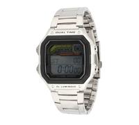 Yinhing Reloj Deportivo Digital Correa de Acero Inoxidable para Hombres y Mujeres Retroiluminación LED de 50 M Pantalla Digital Reloj Deportivo Multifuncional para Exteriores Informal Ideal (Correa