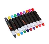 Yinhing Rotuladores Temporales Lavables para el Cabello, Tiza en Barra, 10 Colores, No Tóxico, sin Polvo, de Secado Rápido, con Estuche Compacto, para Retoques sobre la Marcha, Cambios
