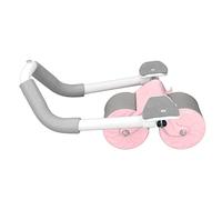 Yinhing Rueda Abdominal Automática con Soporte para, Rodillo de Entrenamiento para Hombres y Mujeres, Diseño Deslizante Completo con Accesorios (PINK)