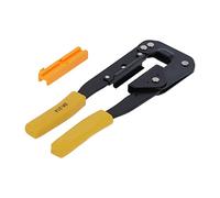 Yinhing SK 214 Engarzadora de Cables Planos con Portatroqueles Alicates Manuales para Disponer Cables de Acero con Alto Contenido de Carbono Herramienta de Engarzado con Trinquete para Uso