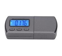Yinhing Stylus Force Trough Tocadiscos Stylus para Tocadiscos Force Scale Gauge con Retroiluminación LCD Azul 0,01 G/5,00 G Medidor de Presión de Alta Fuerza de Seguimiento para Cartuchos Fono