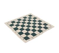 Yinhing Tablero de Ajedrez de PVC Portátil Tablero de Ajedrez Estándar Suave para Viajes Actividades Al Aire 34,5x34,5 Cm Diseño de Lágrima Juguete Educativo para Niños Diversión Familiar