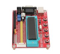 Yinhing Tablero de Aprendizaje con Microcontrolador PIC16F877A Oscilador de 4M Teclado Independiente 8 LED Interfaz RS232 Estándar Fuente de Alimentación Externa de 5 V CC