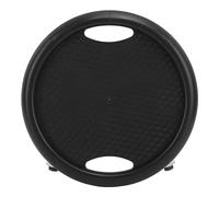 Yinhing Tablero de Rueda de Ejercicio Abdominal, 360 Grados, 4 Rodillos, Rodamiento de Carga Silencioso, Placa Abdominal, Equipo de Entrenamiento de Fuerza (BLACK)