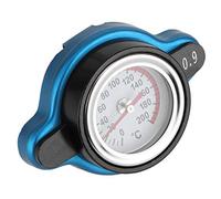 Yinhing Tapa Termostática Universal para Radiador, Cubierta de Radiador a Prueba de Fugas de Caucho de Silicona de Aleación de Aluminio con Temperatura, para Tanque de Agua del de (Cabeza grande