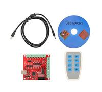 Yinhing Tarjeta de Control de Movimiento, USB 100Khz Motion Motor Driver Board Breakout Board para Grabado CNC